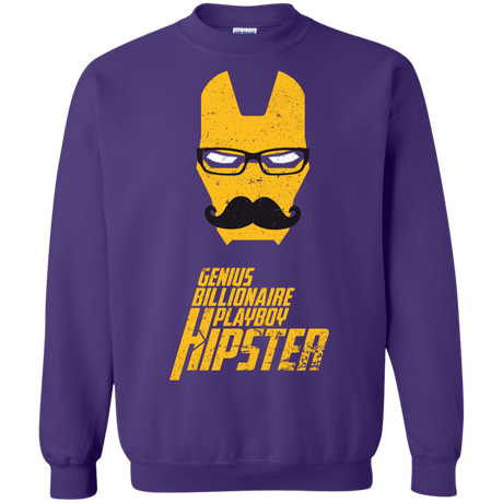 Sweatshirts Purple / S HIPSTER Crewneck Sweatshirt