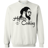 Sweatshirts White / Small Hipster is Coming Crewneck Sweatshirt