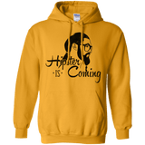 Sweatshirts Gold / Small Hipster is Coming Pullover Hoodie