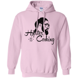 Sweatshirts Light Pink / Small Hipster is Coming Pullover Hoodie