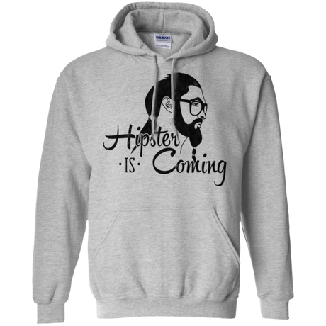 Sweatshirts Sport Grey / Small Hipster is Coming Pullover Hoodie