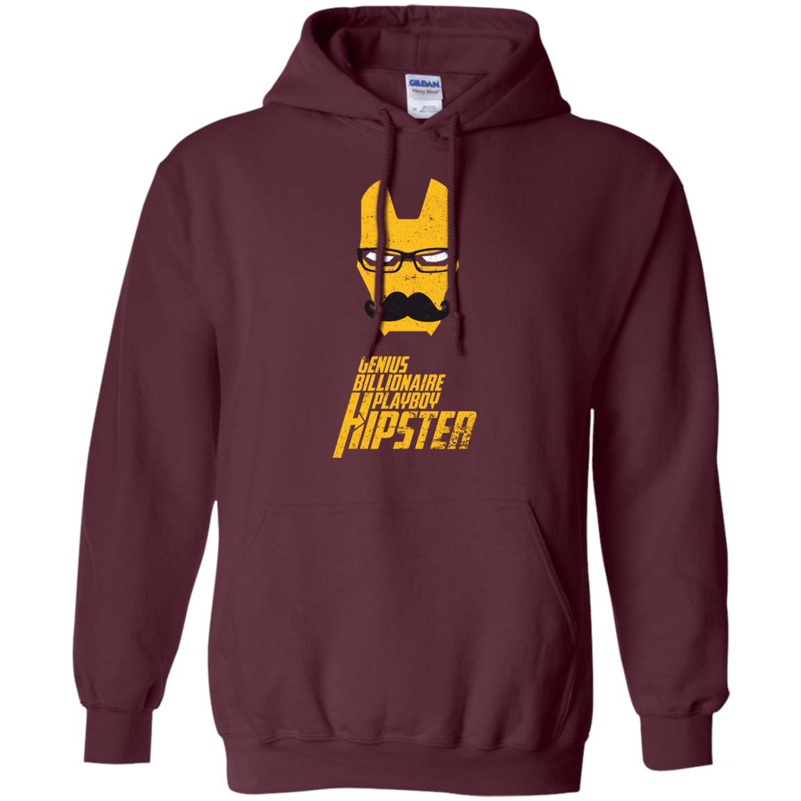 Sweatshirts Maroon / S HIPSTER Pullover Hoodie