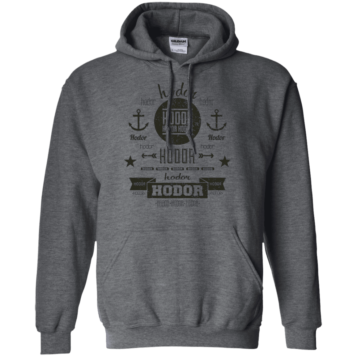 Sweatshirts Dark Heather / S Hipster Quotes Pullover Hoodie