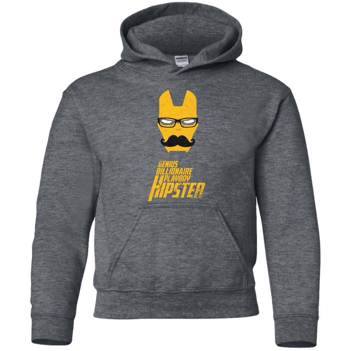 Sweatshirts Dark Heather / YS HIPSTER Youth Hoodie