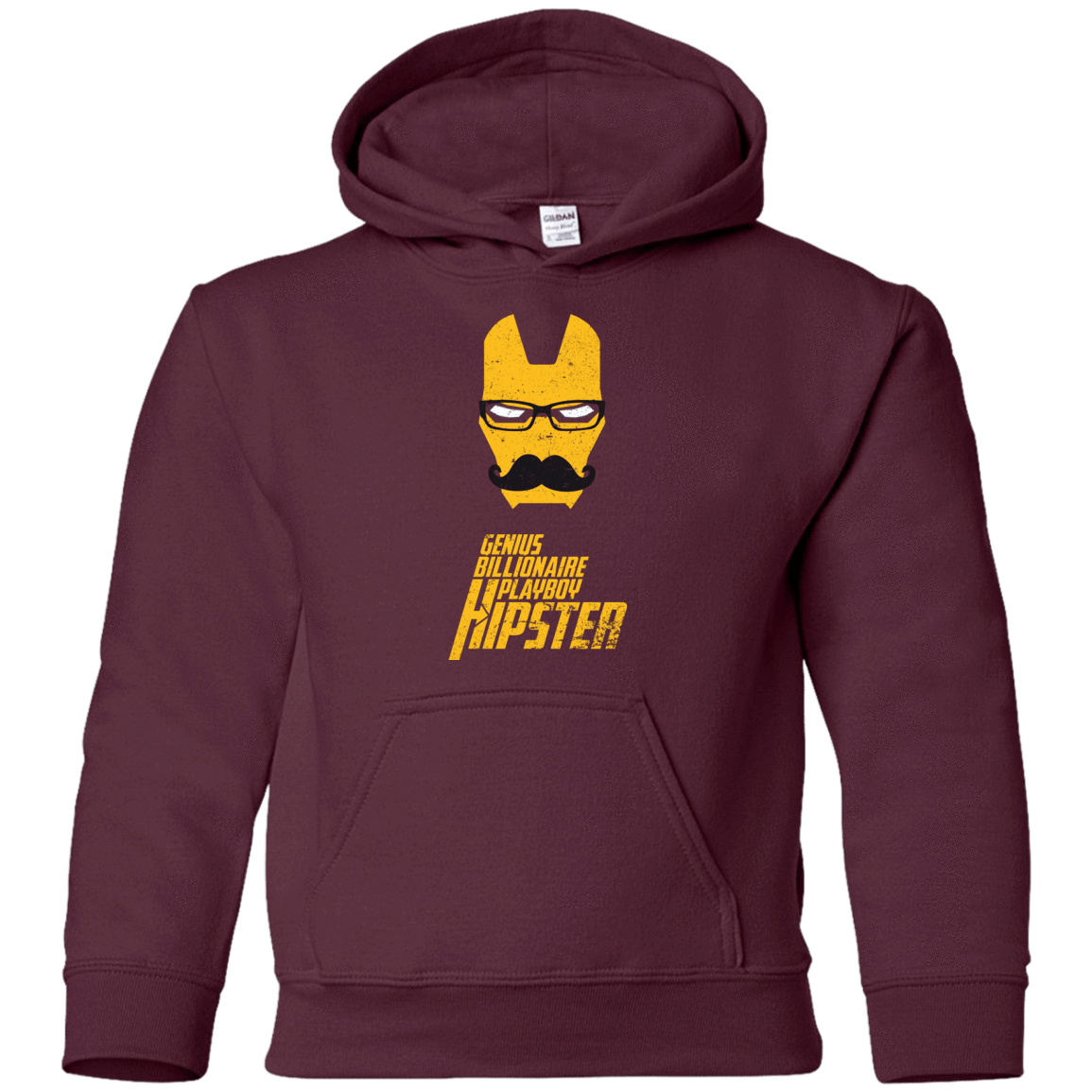 Sweatshirts Maroon / YS HIPSTER Youth Hoodie