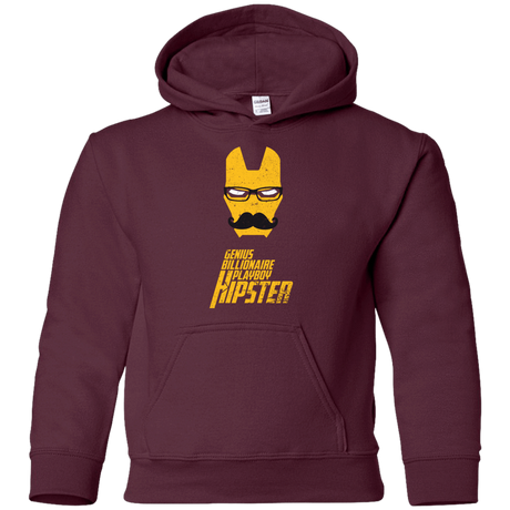 Sweatshirts Maroon / YS HIPSTER Youth Hoodie