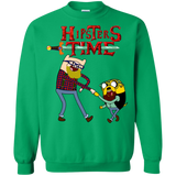 Sweatshirts Irish Green / S Hipsters Time Crewneck Sweatshirt