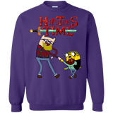 Sweatshirts Purple / S Hipsters Time Crewneck Sweatshirt