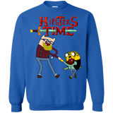 Sweatshirts Royal / S Hipsters Time Crewneck Sweatshirt