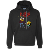 Sweatshirts Black / S Hipsters Time Premium Fleece Hoodie