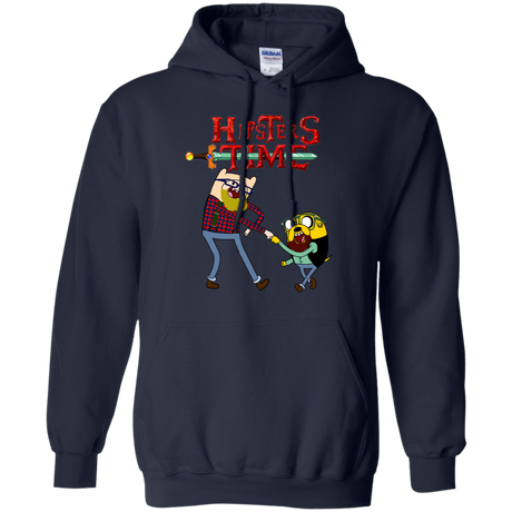 Sweatshirts Navy / S Hipsters Time Pullover Hoodie