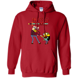 Sweatshirts Red / S Hipsters Time Pullover Hoodie