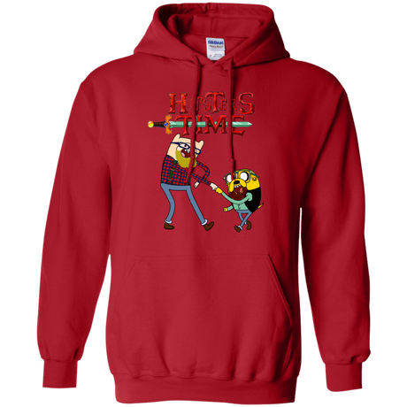 Sweatshirts Red / S Hipsters Time Pullover Hoodie