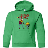 Sweatshirts Irish Green / YS Hipsters Time Youth Hoodie