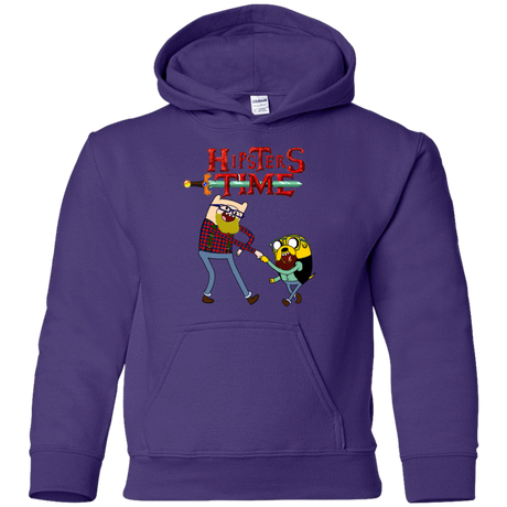 Sweatshirts Purple / YS Hipsters Time Youth Hoodie