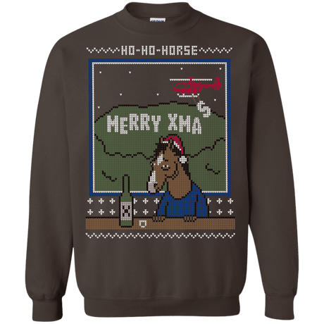 Sweatshirts Dark Chocolate / S Ho Ho Horse Crewneck Sweatshirt