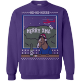 Sweatshirts Purple / S Ho Ho Horse Crewneck Sweatshirt