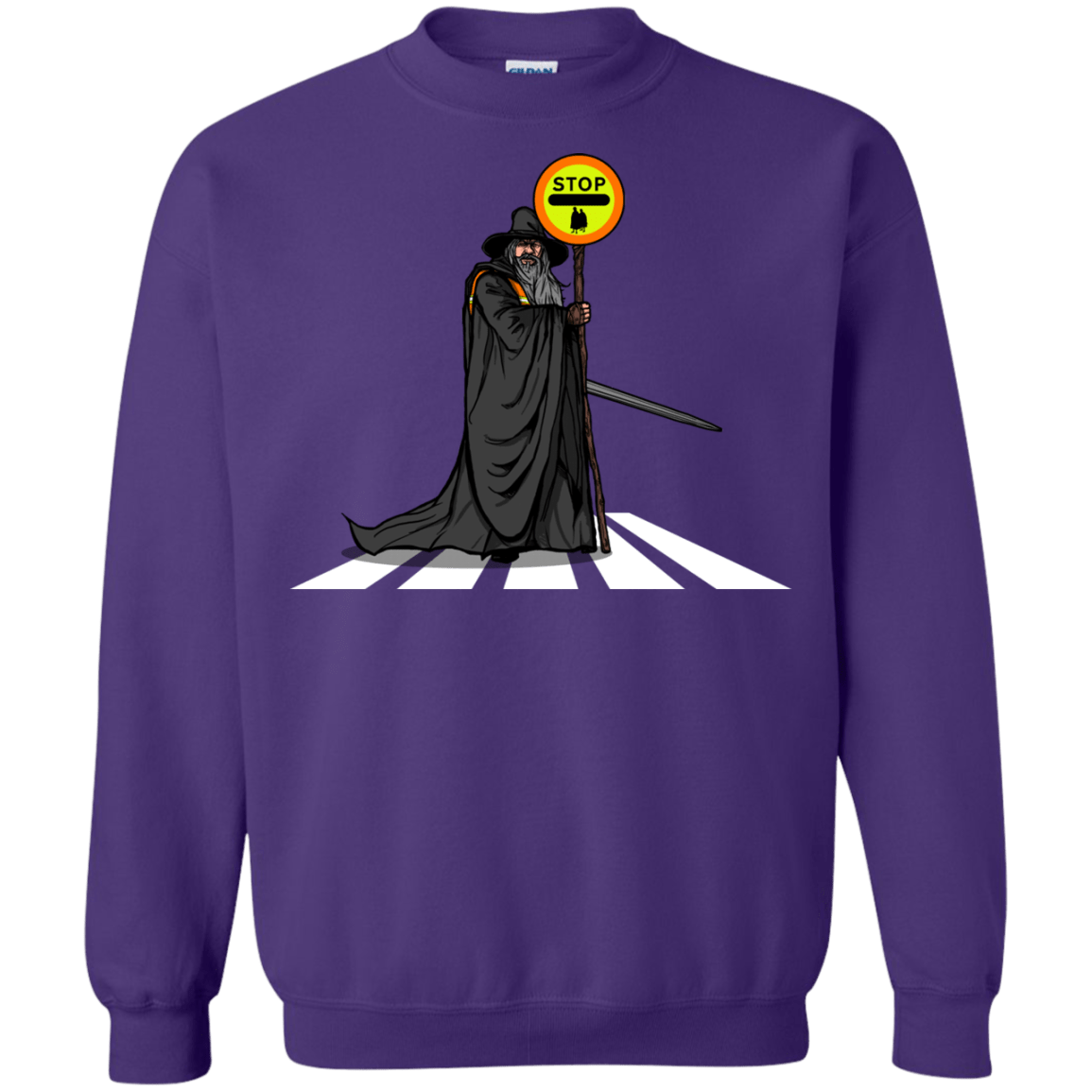 Sweatshirts Purple / S Hobbit Crossing Crewneck Sweatshirt