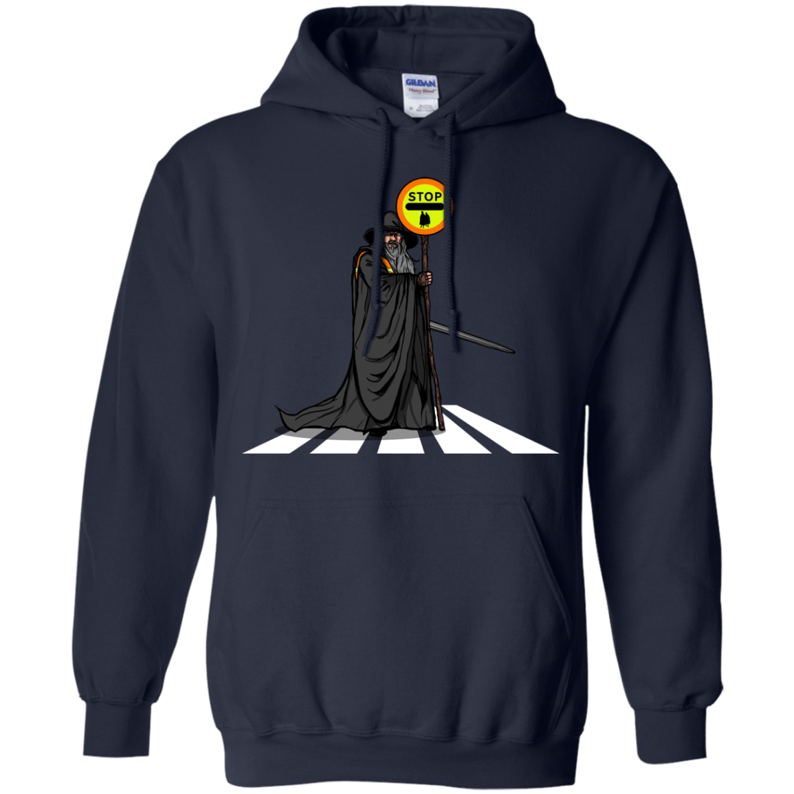 Sweatshirts Navy / S Hobbit Crossing Pullover Hoodie