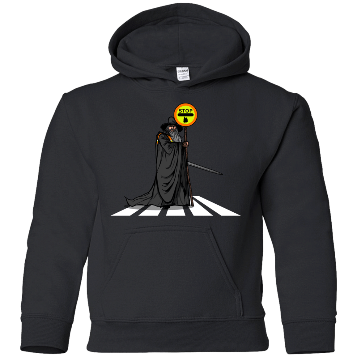 Sweatshirts Black / YS Hobbit Crossing Youth Hoodie
