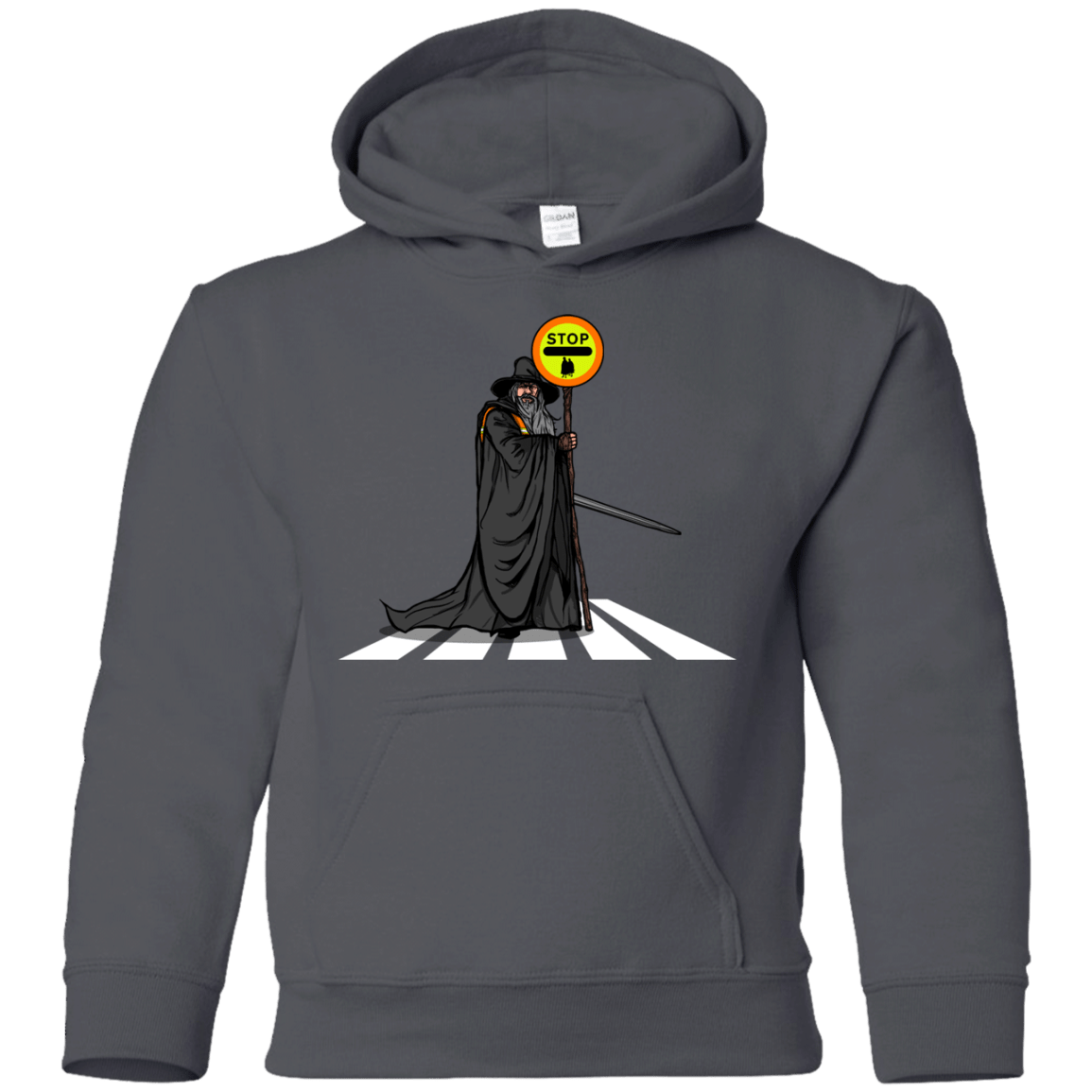 Sweatshirts Charcoal / YS Hobbit Crossing Youth Hoodie