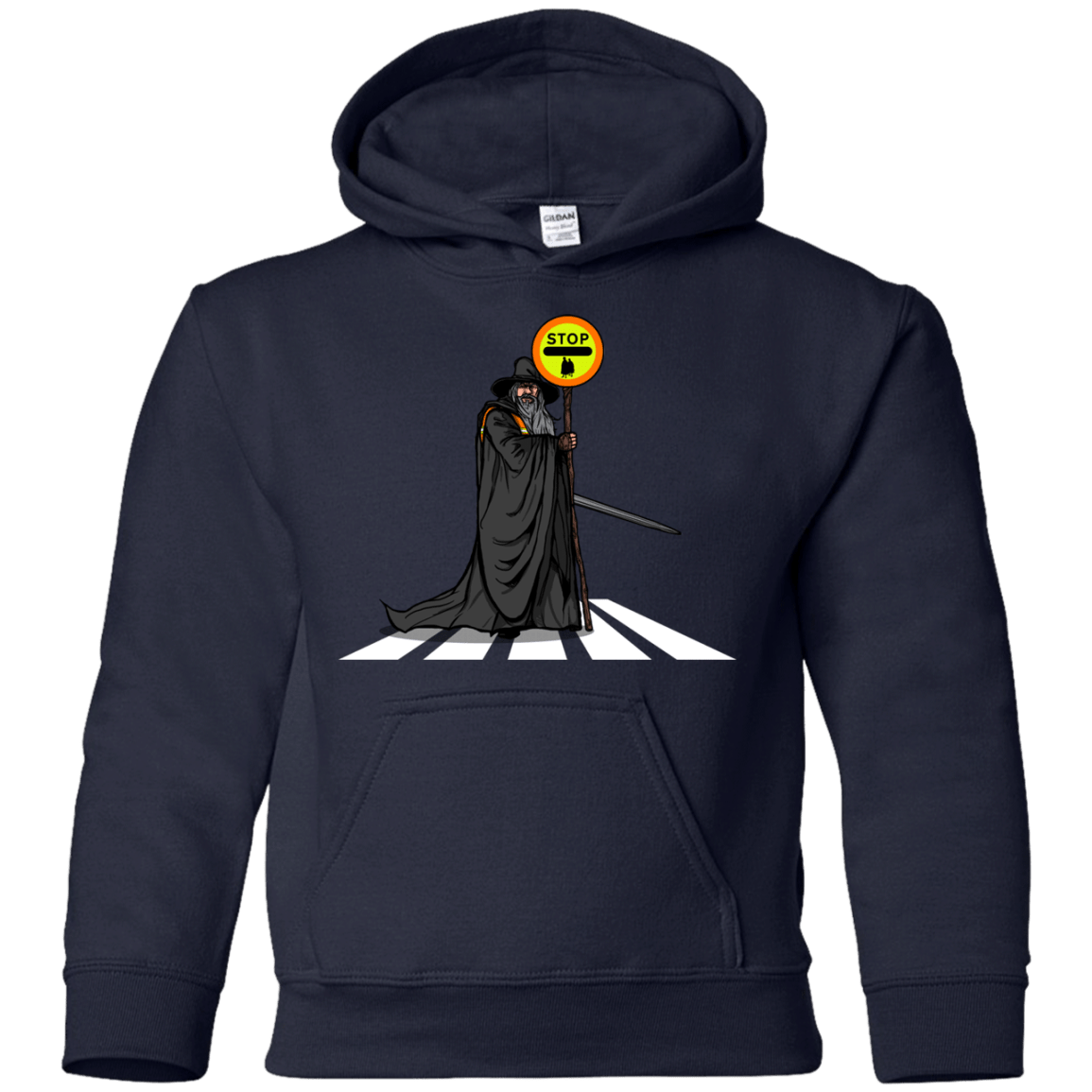 Sweatshirts Navy / YS Hobbit Crossing Youth Hoodie