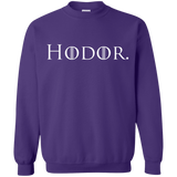 Sweatshirts Purple / S Hodor. Crewneck Sweatshirt