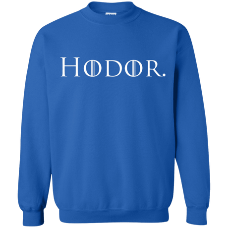 Sweatshirts Royal / S Hodor. Crewneck Sweatshirt