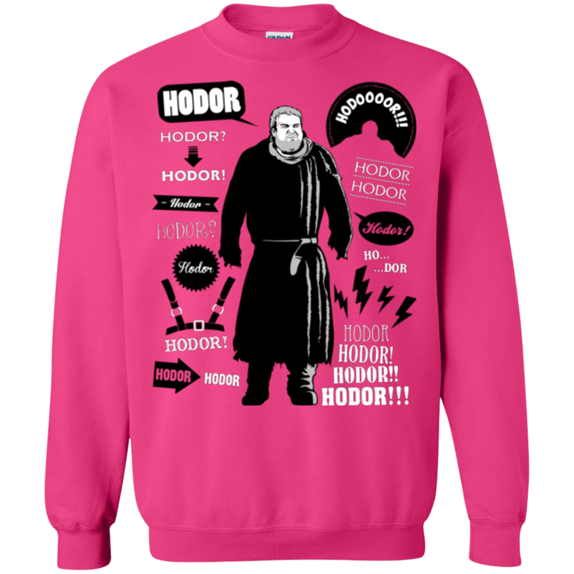 Sweatshirts Heliconia / Small Hodor Famous Quotes Crewneck Sweatshirt