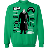 Sweatshirts Irish Green / Small Hodor Famous Quotes Crewneck Sweatshirt
