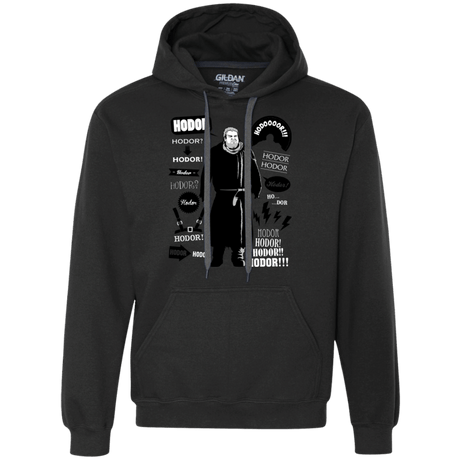 Sweatshirts Black / Small Hodor Famous Quotes Premium Fleece Hoodie