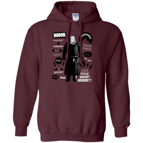 Sweatshirts Maroon / Small Hodor Famous Quotes Pullover Hoodie