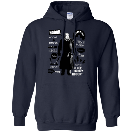 Sweatshirts Navy / Small Hodor Famous Quotes Pullover Hoodie