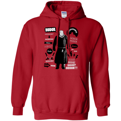 Sweatshirts Red / Small Hodor Famous Quotes Pullover Hoodie