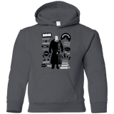 Sweatshirts Charcoal / YS Hodor Famous Quotes Youth Hoodie