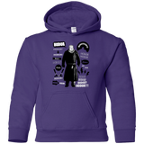 Sweatshirts Purple / YS Hodor Famous Quotes Youth Hoodie