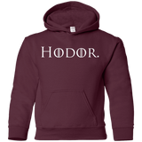 Sweatshirts Maroon / YS Hodor. Youth Hoodie