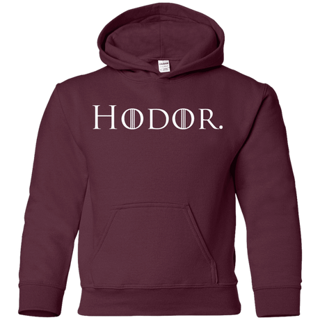 Sweatshirts Maroon / YS Hodor. Youth Hoodie