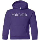 Sweatshirts Purple / YS Hodor. Youth Hoodie