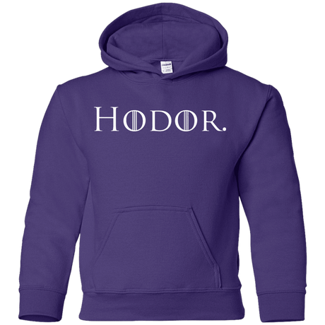 Sweatshirts Purple / YS Hodor. Youth Hoodie