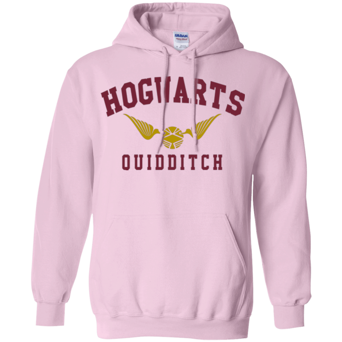 Sweatshirts Light Pink / Small Hogwarts Quidditch Pullover Hoodie