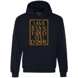 Sweatshirts Navy / S Hold the Door Premium Fleece Hoodie