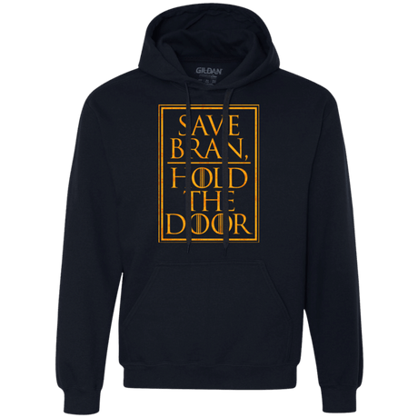 Sweatshirts Navy / S Hold the Door Premium Fleece Hoodie
