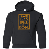 Sweatshirts Black / YS Hold the Door Youth Hoodie