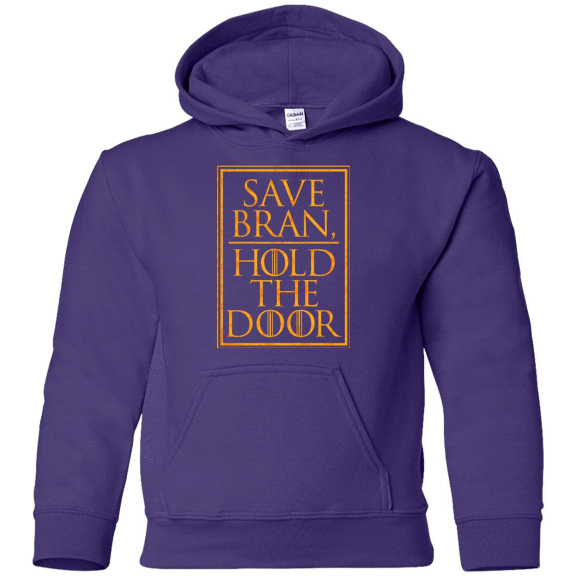 Sweatshirts Purple / YS Hold the Door Youth Hoodie