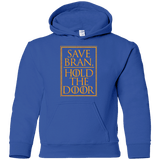 Sweatshirts Royal / YS Hold the Door Youth Hoodie