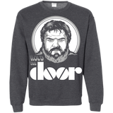 Sweatshirts Dark Heather / S Hold the Doors Crewneck Sweatshirt