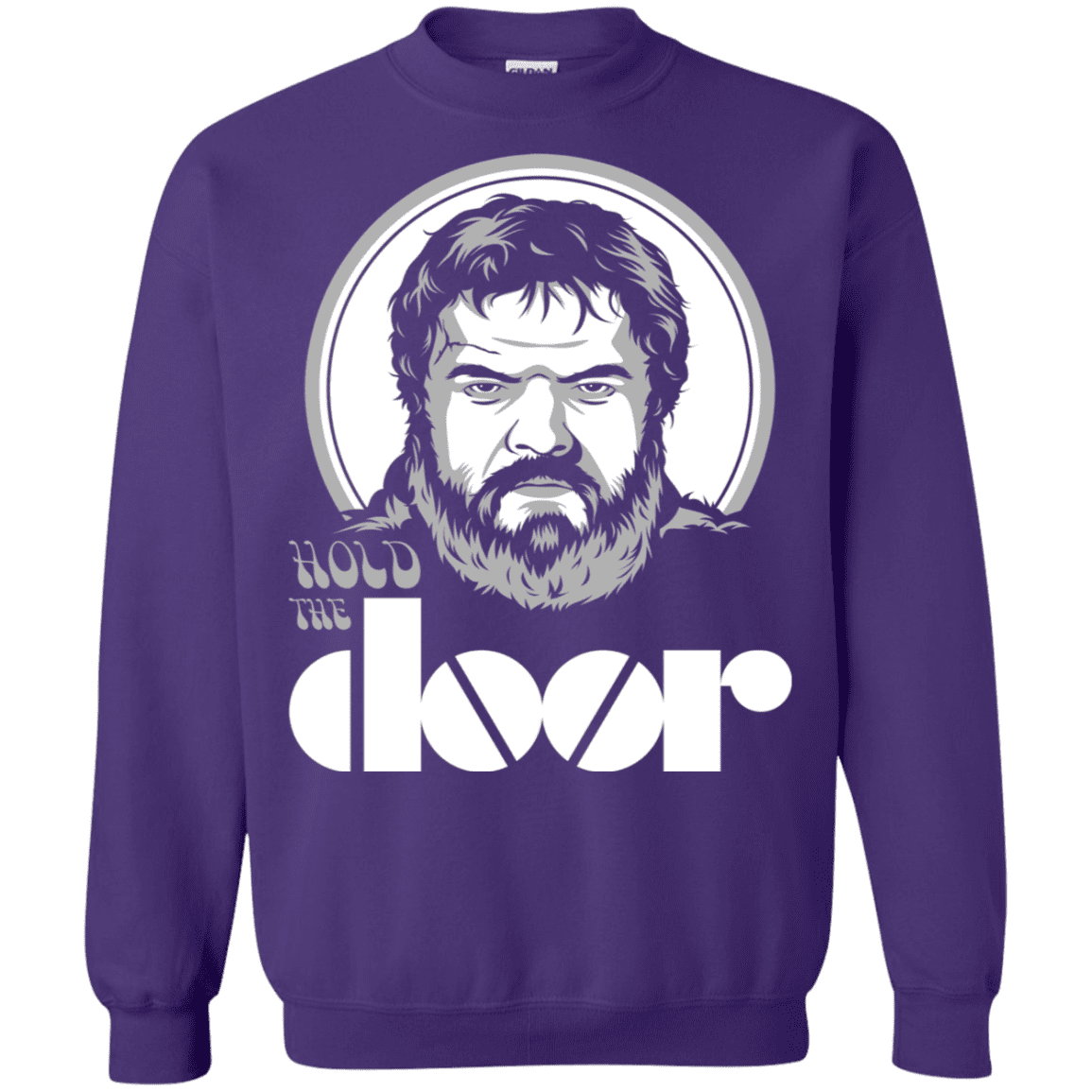 Sweatshirts Purple / S Hold the Doors Crewneck Sweatshirt