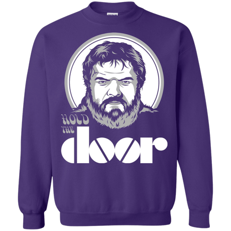 Sweatshirts Purple / S Hold the Doors Crewneck Sweatshirt