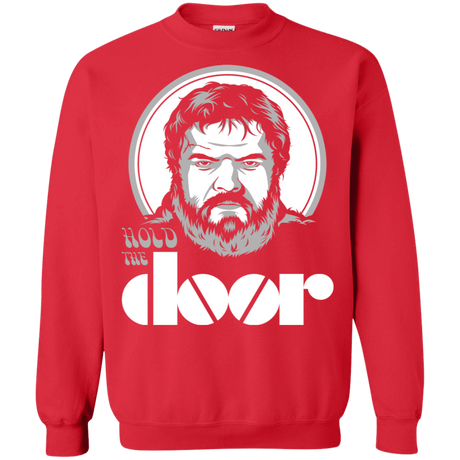 Sweatshirts Red / S Hold the Doors Crewneck Sweatshirt